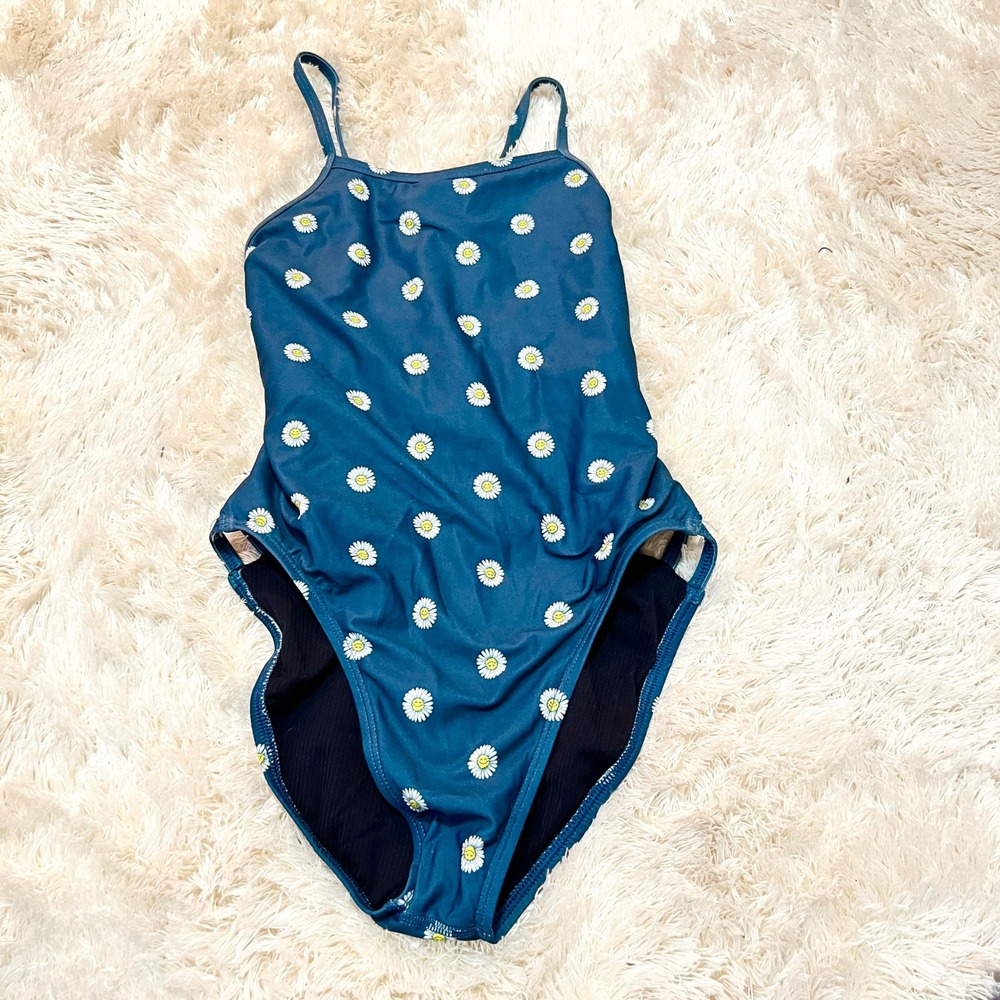 JOLYN ONE PIECE SWIMSUIT size 28 Gavin 2 Blue Sunflower Print